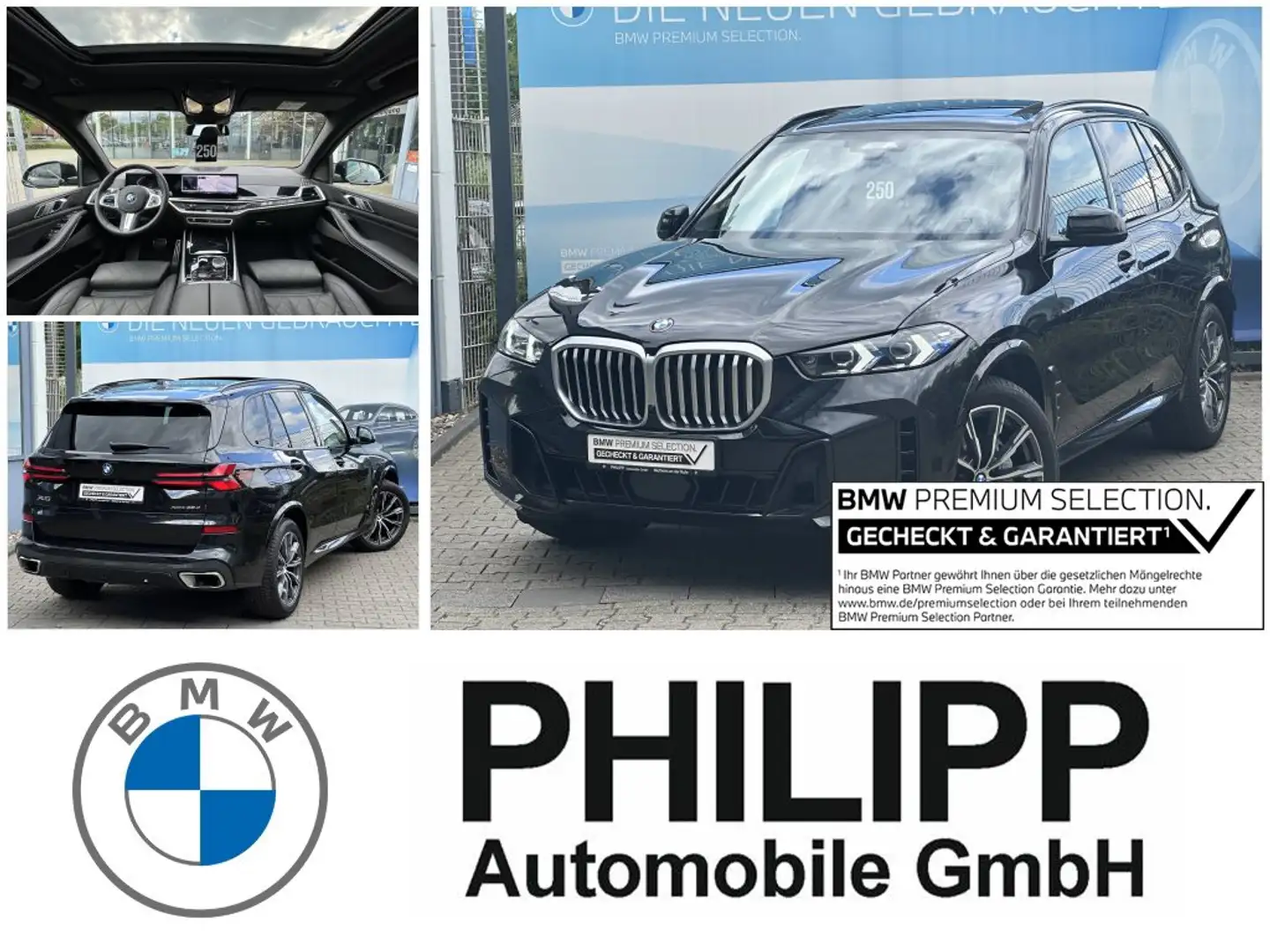 BMW X5 xDrive40d M Sport AHK PANO h&k Sitzlüft DaPro Schwarz - 1