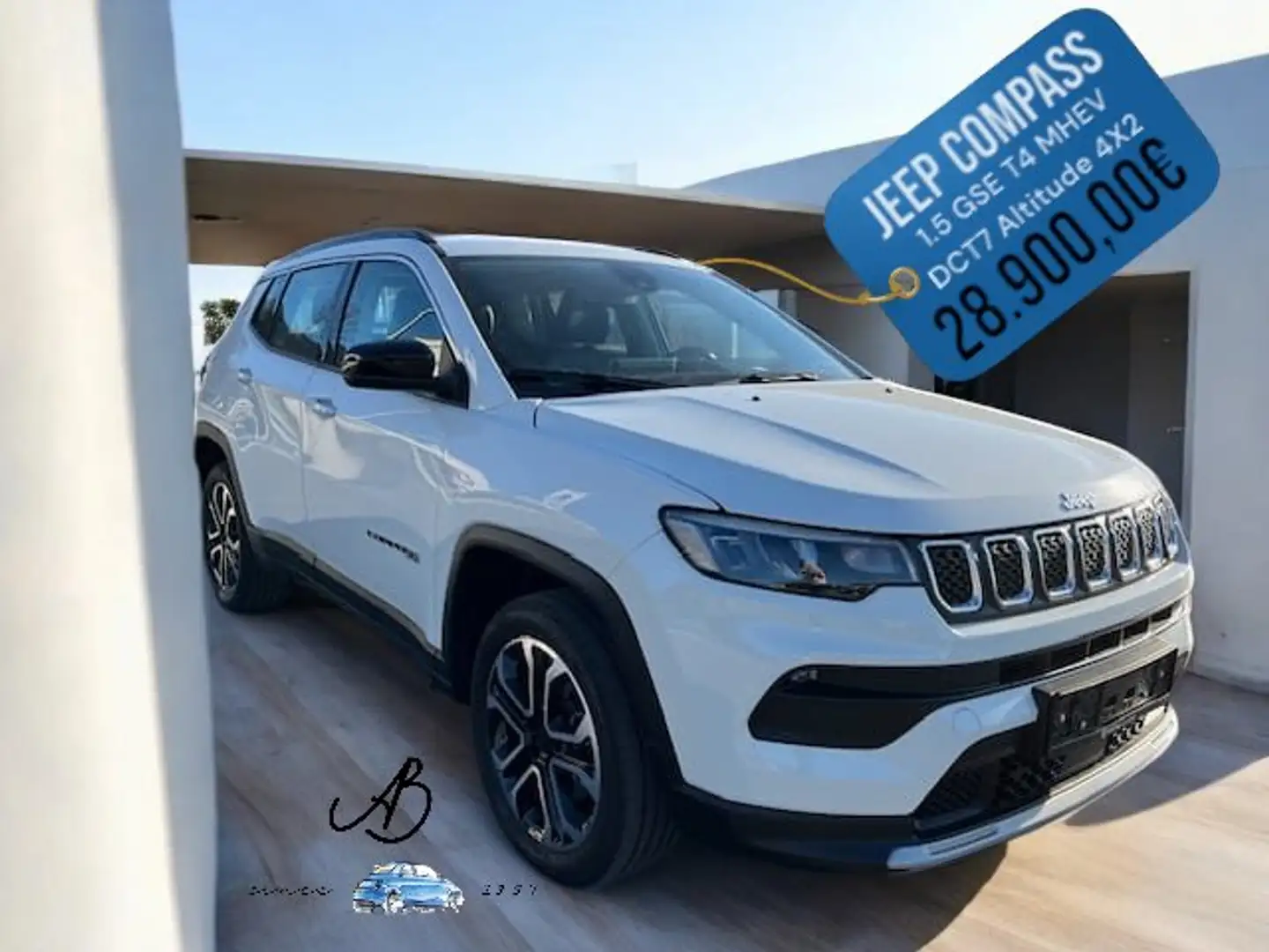 Jeep Compass 1.5 turbo t4 mhev Altitude 2wd 130cv dct Bianco - 1