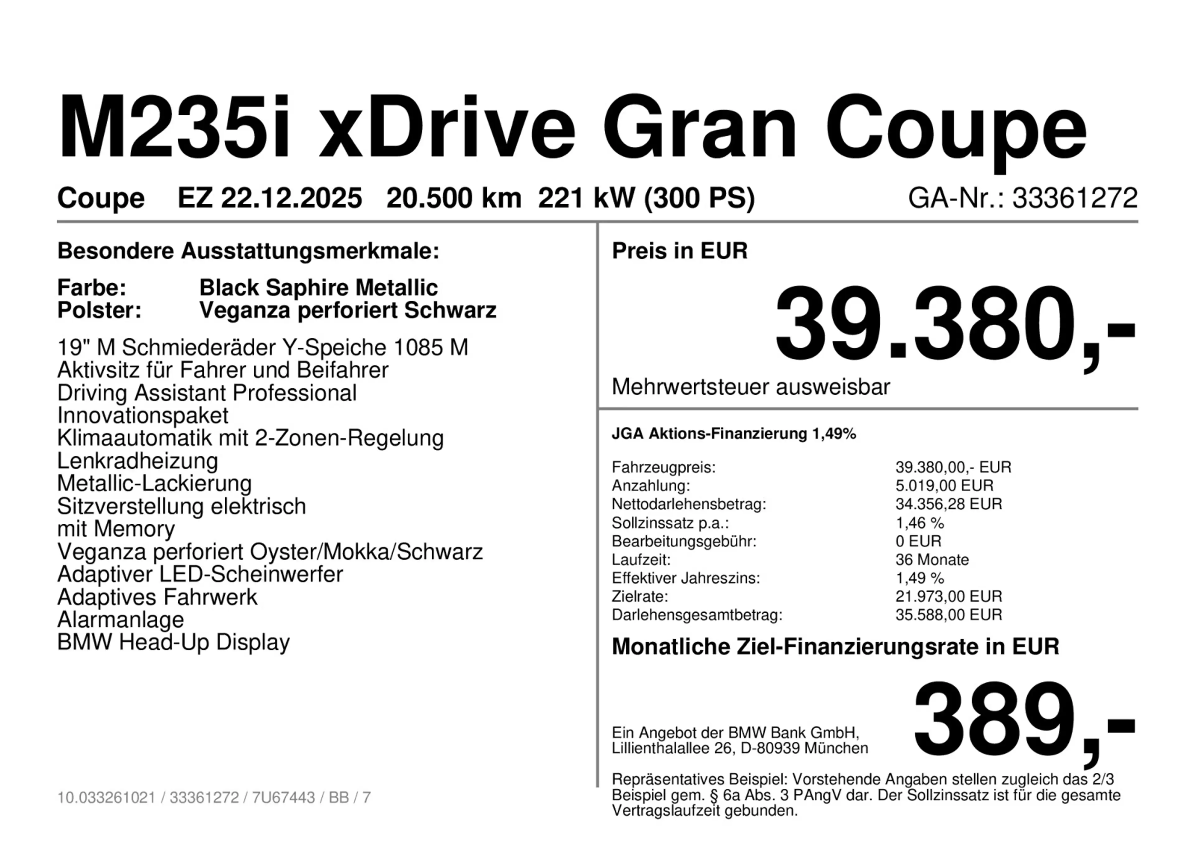 BMW 235 M235i xDrive Gran Coupe*ab 1,49% eff.* — photo 4