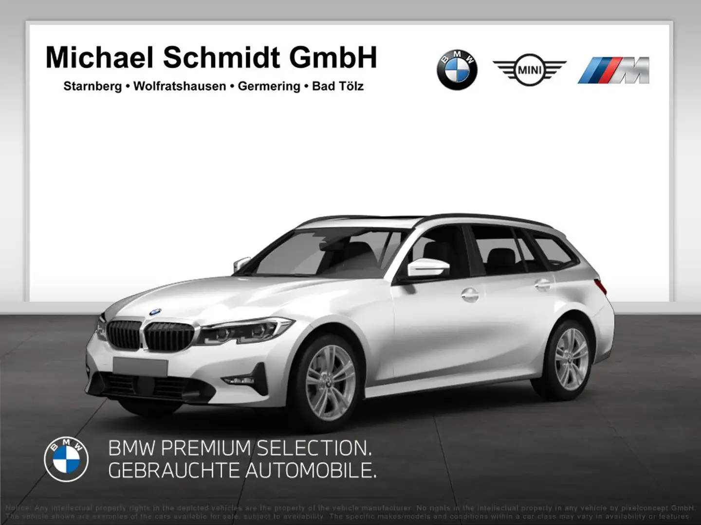 BMW 330 d xDrive Touring 598€ netto/mtl.*M Sportpaket*HiFi Weiß - 1