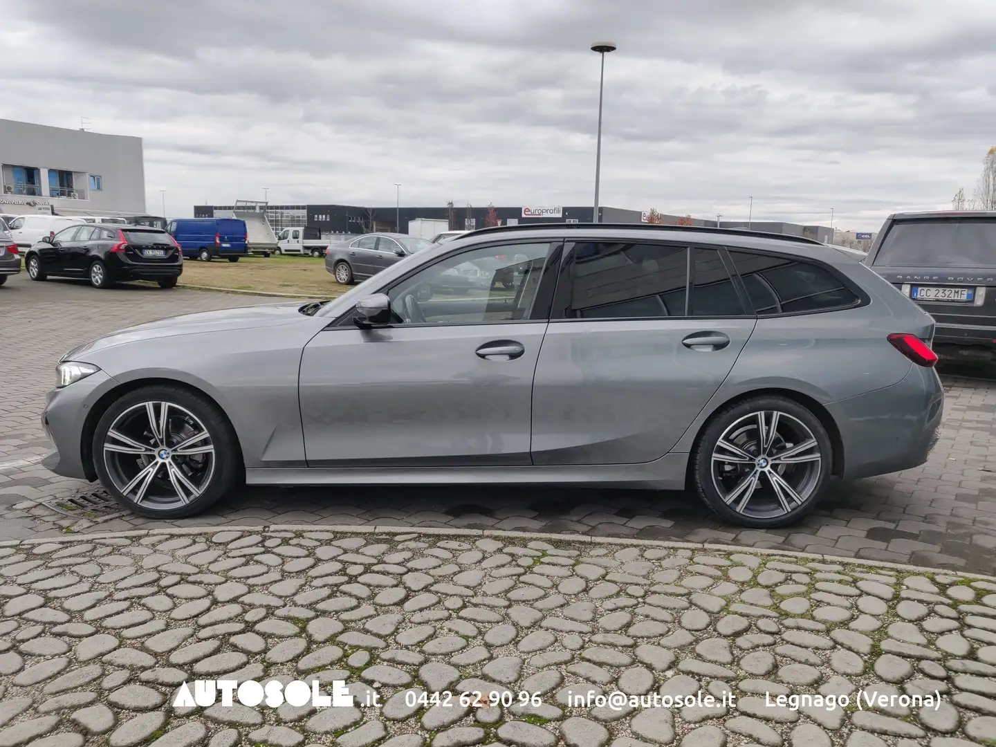BMW 320 320D Touring Xdrive MH48V Business Advantage Auto Grigio - 2