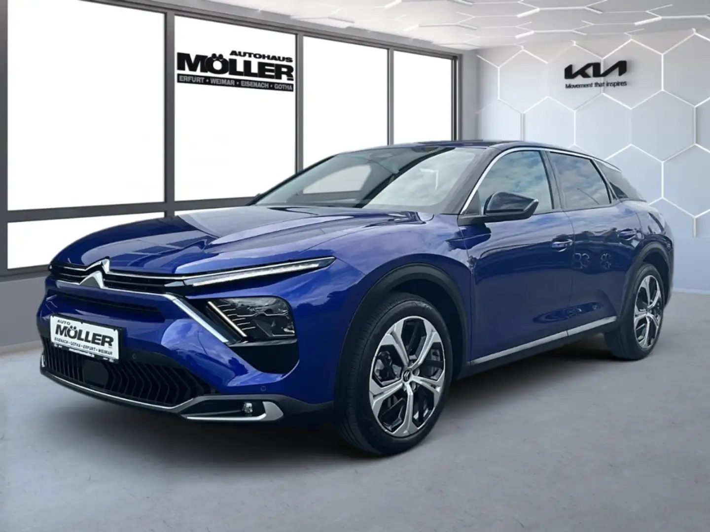 Citroen C5 X PureTech Feel Pack S&S Spurhalteassistent Verkehrs Blau - 2