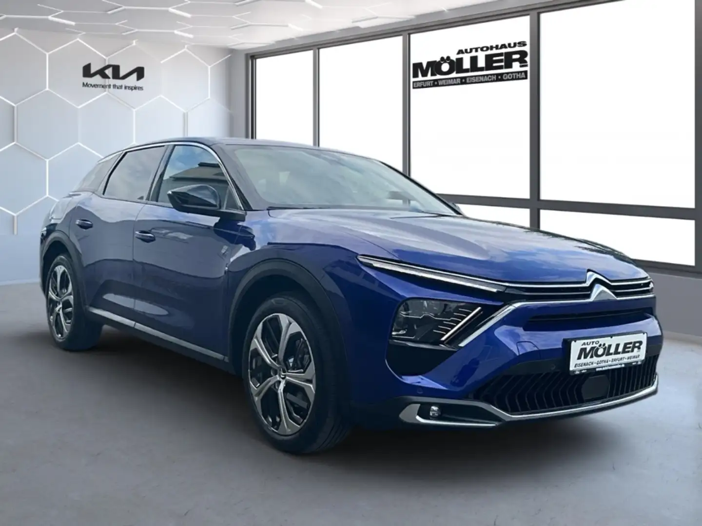 Citroen C5 X PureTech Feel Pack S&S Spurhalteassistent Verkehrs Blau - 2