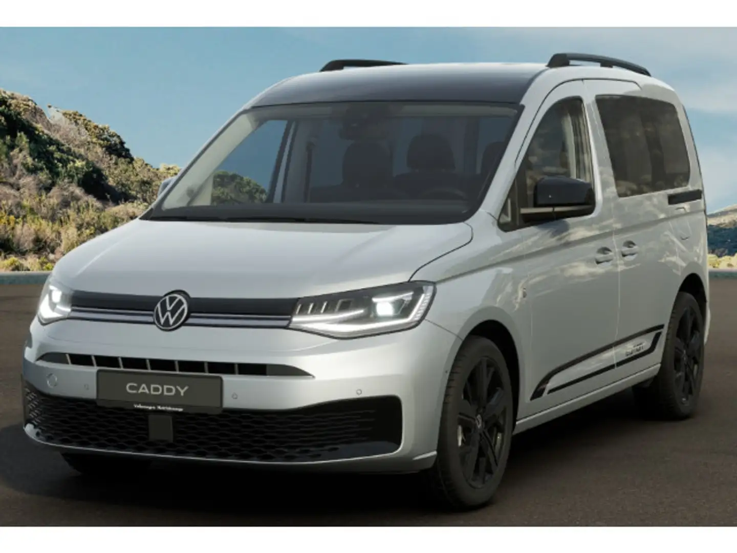 Volkswagen Caddy Edition 2.0 TDI DSG 18 ACC AHK LED STANDH Argent - 2