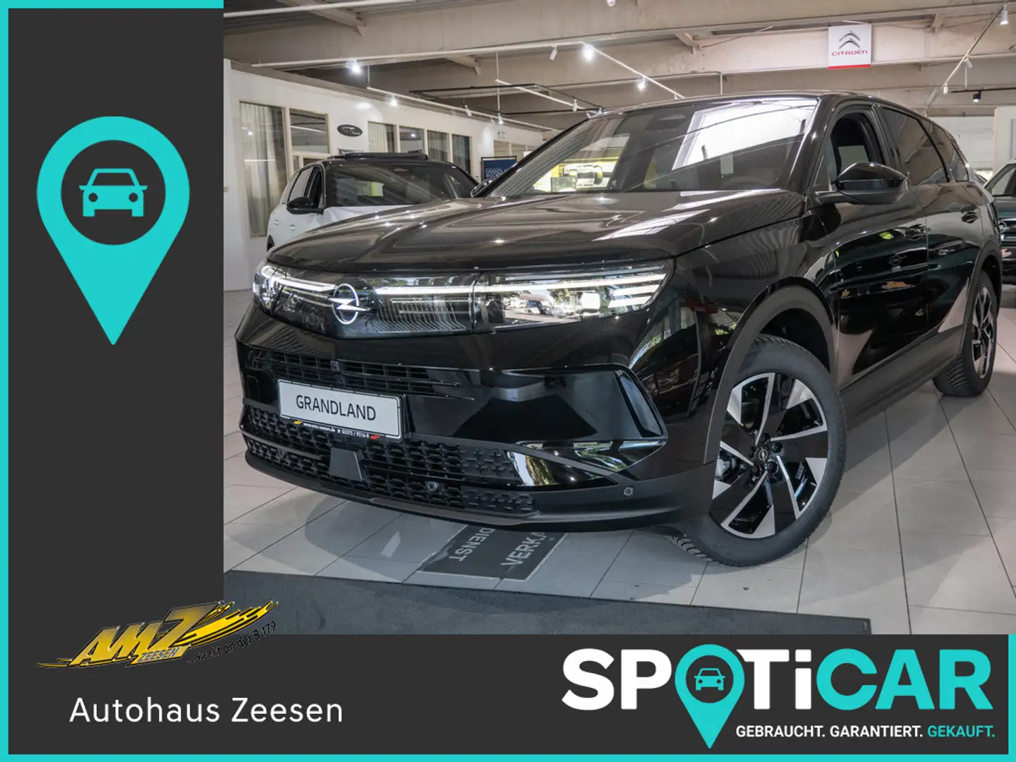 Opel Grandland 1.2 Turbo GS Hybrid 48V 360° AHK Negru - 1