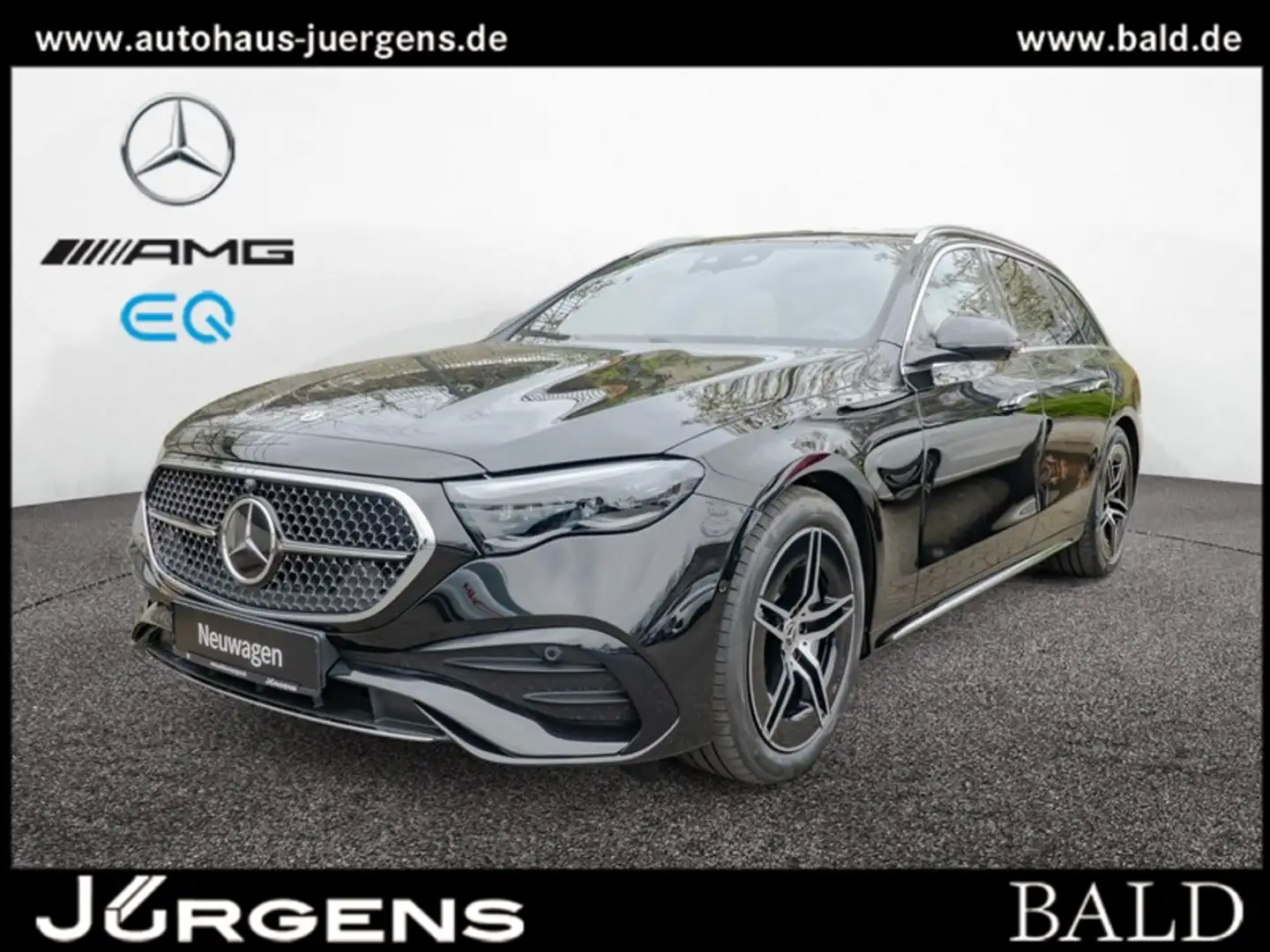Mercedes-Benz E 450 d 4M T AMG-Sport/Pano/Burm/AHK/Sitzklima Noir - 1