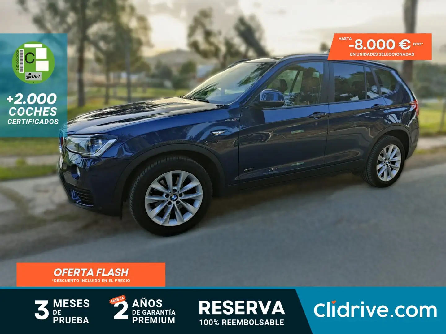 BMW X3 xDrive 20d Azul - 1