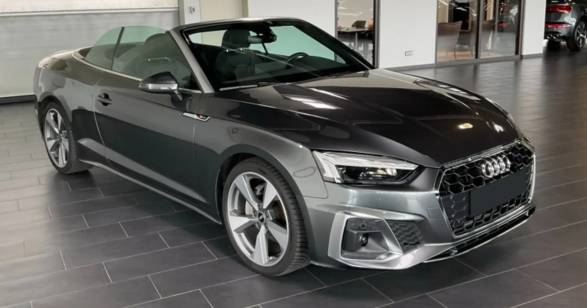 Audi A5 Cabrio 40 TFSI S tronic S line edition Grigio - 2