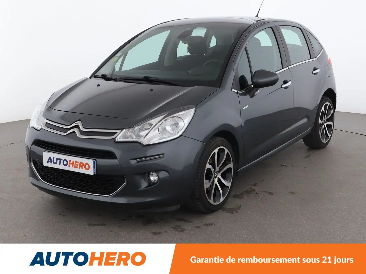 Citroen C3 1.6 Blue-HDi Exclusive Gris - 1