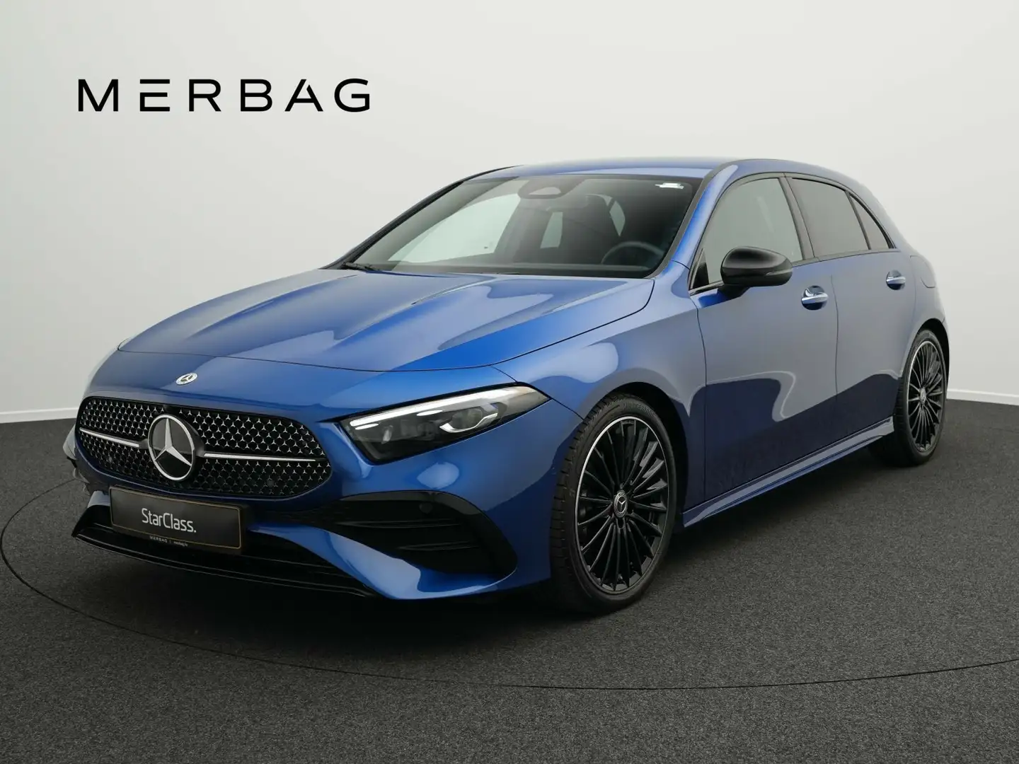 Mercedes-Benz A 200 A 200 d AMG-Line Multi+Kamera+Night+19"+Ambi Navi Blauw - 1