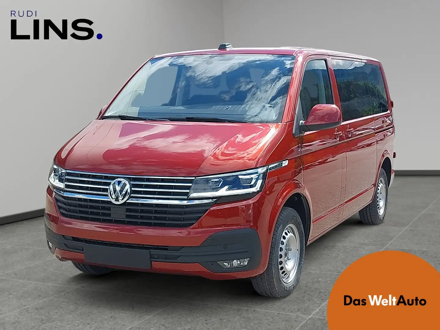 Volkswagen T6.1 Caravelle VW Kombi T6.1 Caravelle Comfortline KR TDI Червоний - 1