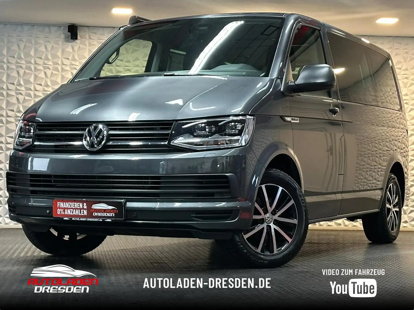Volkswagen T6 Multivan 2.0TDI *150PS#LED#CAM#SHZ#NAVI#AHK Grau - 1