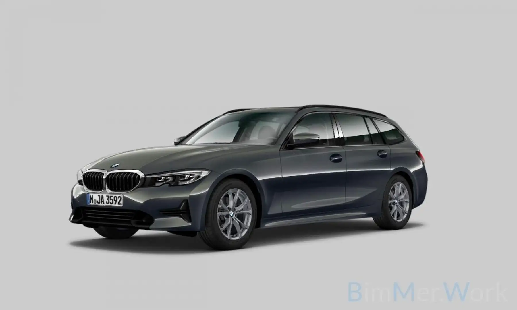 BMW 320 Sport Line Panorama DAB HiFi PDC AHK Alarm Grau - 1