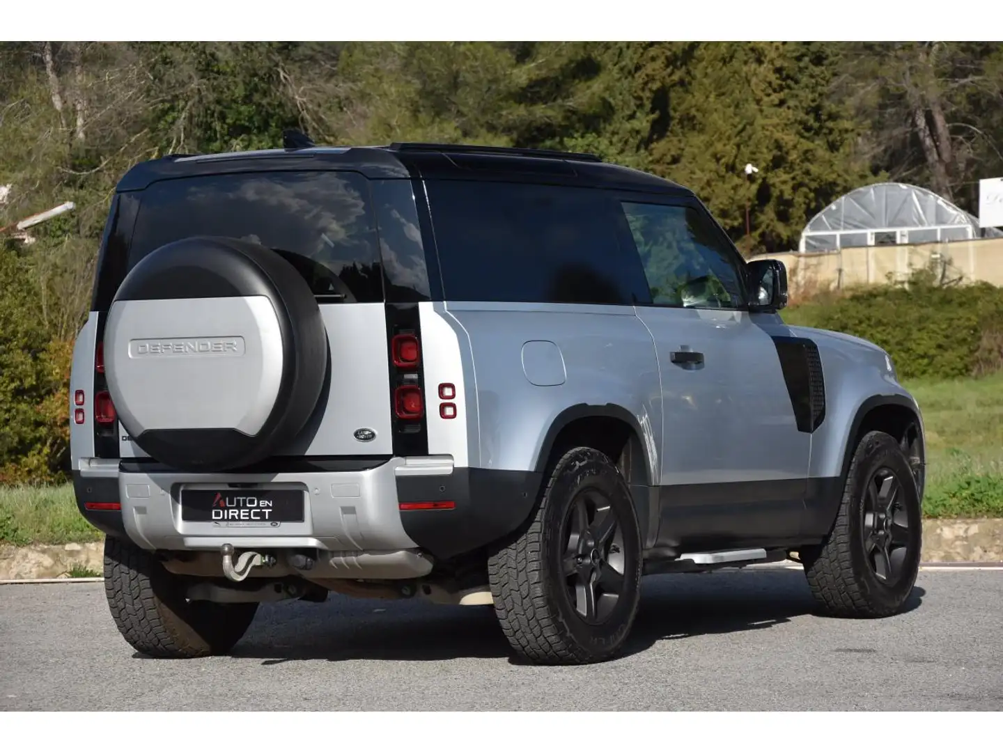 Land Rover Defender Defender 90 3.0 D200 MHEV - BVA II 90 HARD TOP . Gris - 2