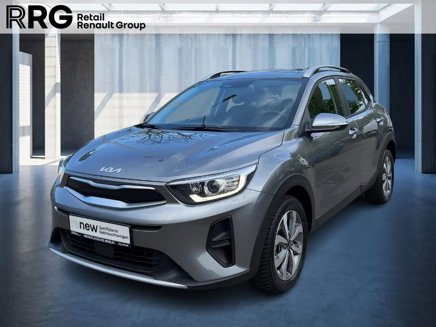Kia Stonic 1.0 T-GDI Vision Grijs - 1