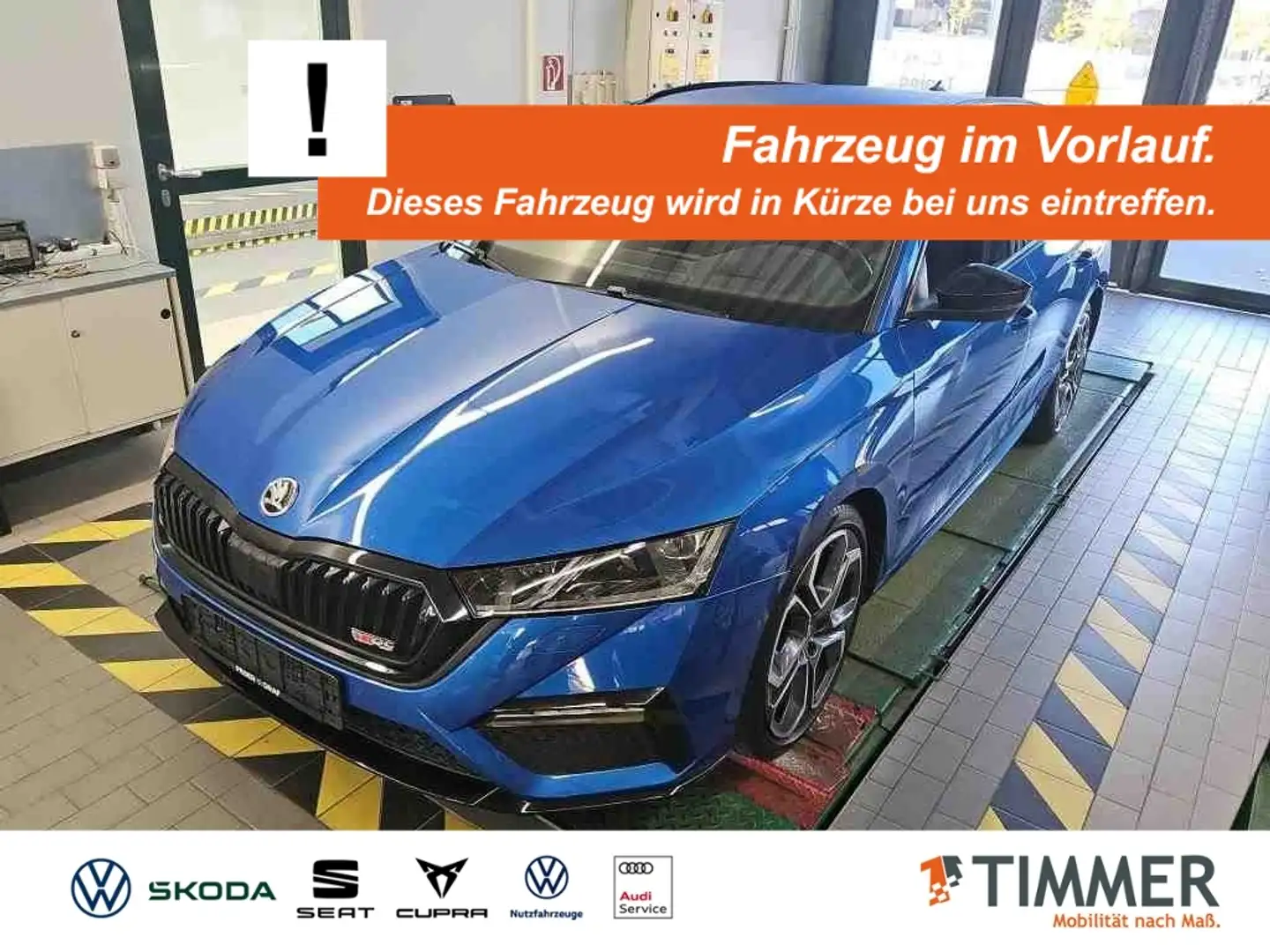 Skoda Octavia Combi 2.0 TDI DSG RS +MATRIX +ACC +HuD +RKAM +NAV Blau - 1