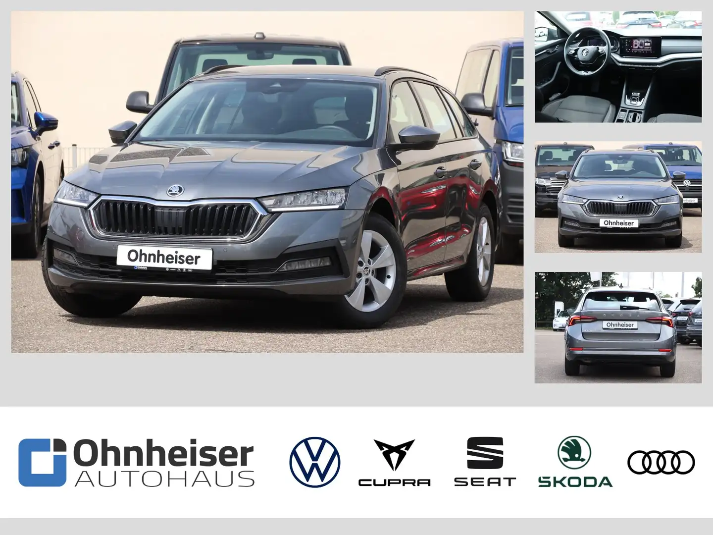 Skoda Octavia Combi 2.0 TDI DSG Ambition ACC*SHZ*NAVI*Le Grijs - 1