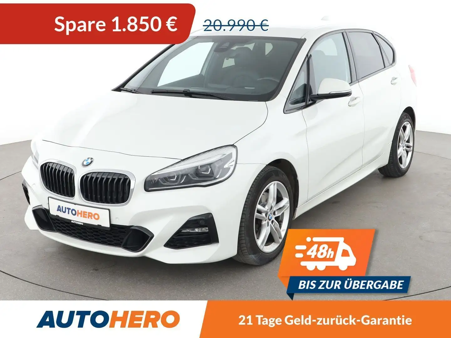 BMW 220 220d Active Tourer M Sport Aut.*LED*NAVI*ACC*CAM* Weiß - 1
