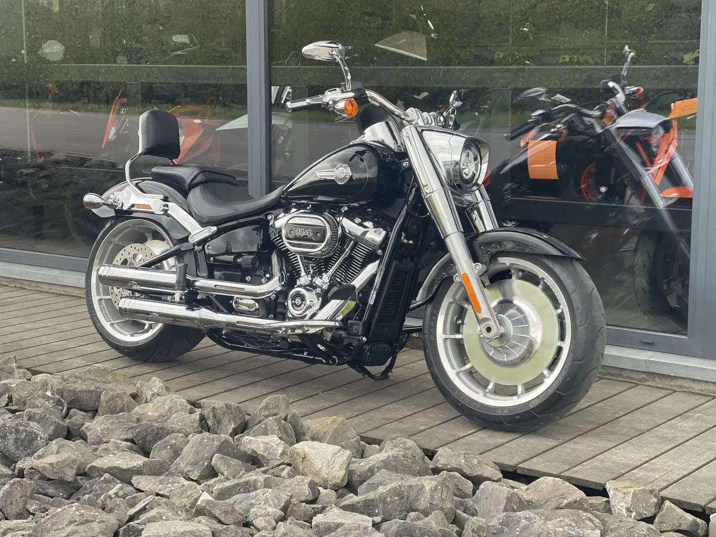 Harley-Davidson Fat Boy 114 Zwart - 1