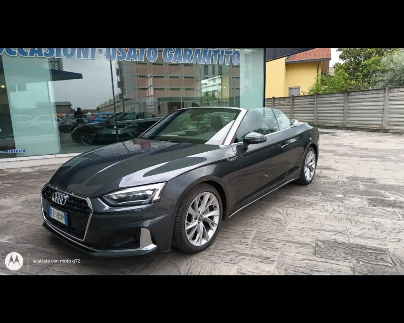 Audi A5 Cabrio 40 TDI S tronic Business Advanced Grigio - 2