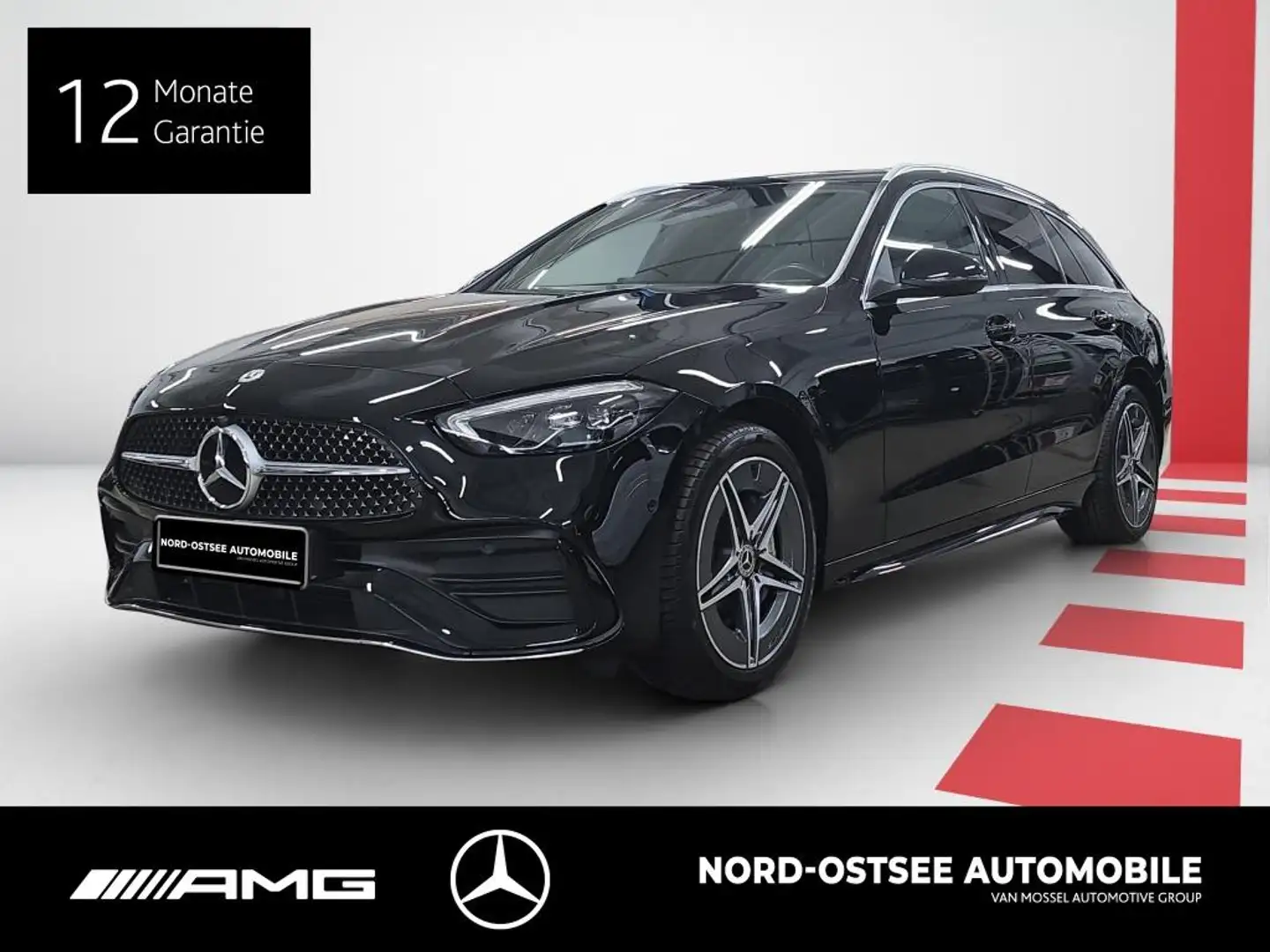 Mercedes-Benz C 300 e T AMG  AHK PARKPAKET DAB LED 9G NAVI SHZ Noir - 1