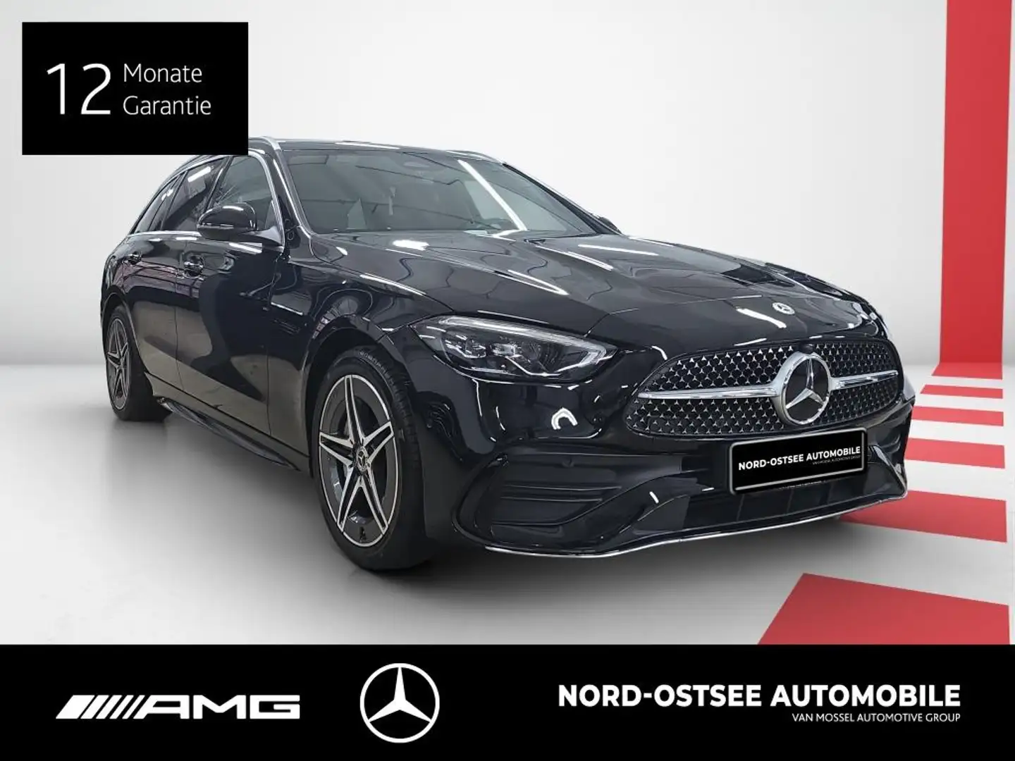 Mercedes-Benz C 300 e T AMG  AHK PARKPAKET DAB LED 9G NAVI SHZ Noir - 2