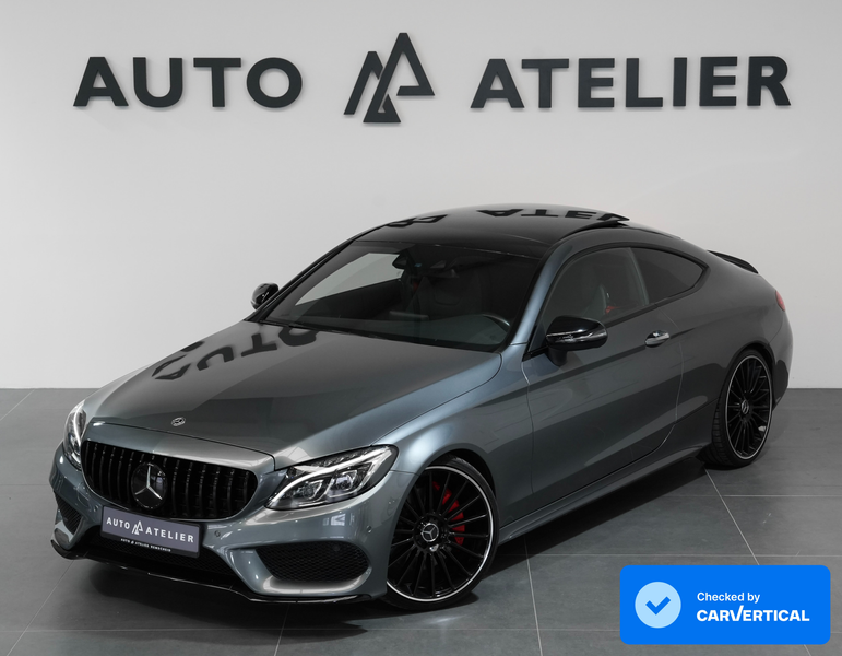 Mercedes-Benz C 250 COUPE*AMG LINE*PANO*NIGHT*R.KAM*NAVI