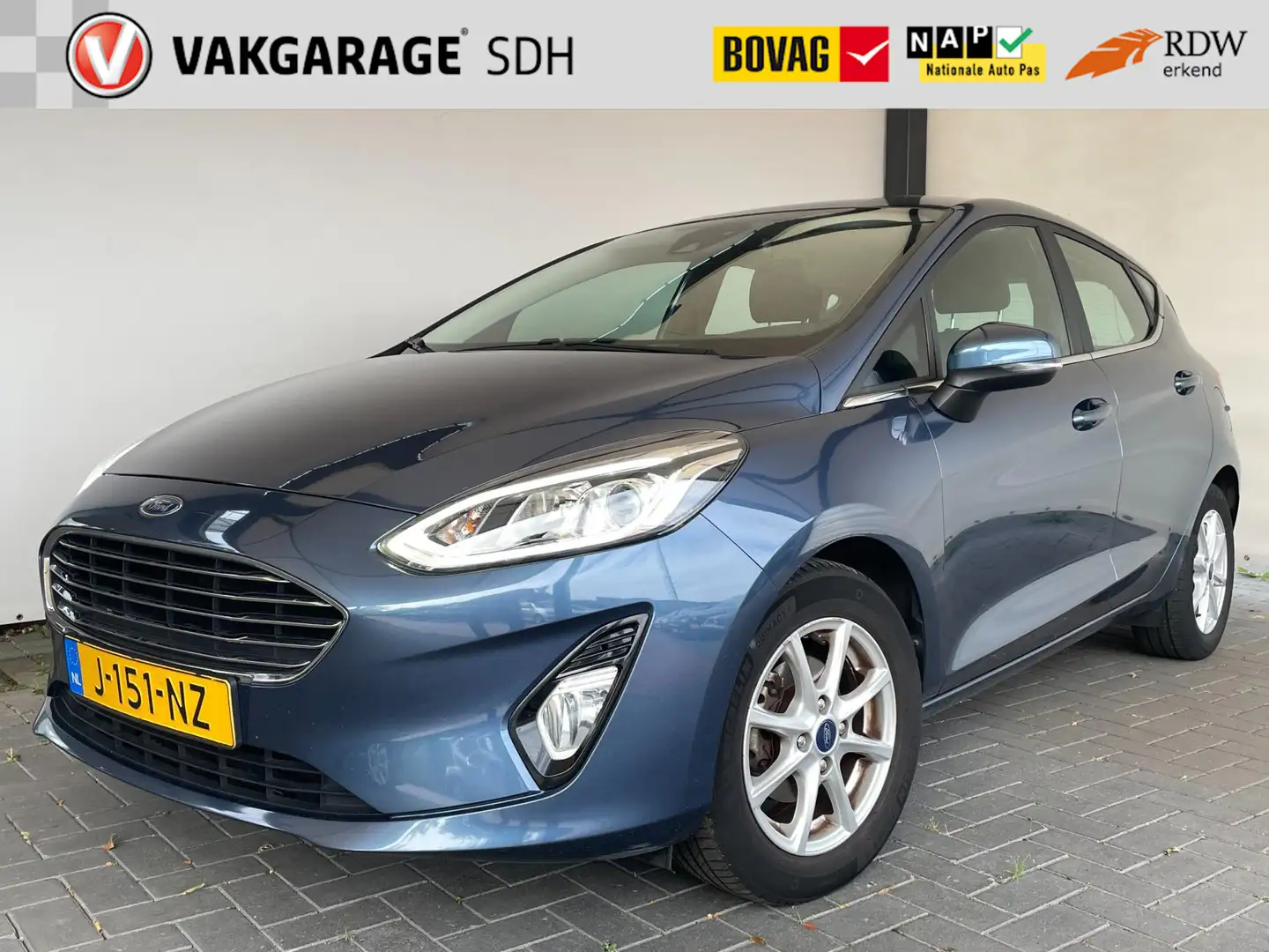 Ford Fiesta 1.0 EcoBoost Hybrid Titanium X|NAP|B&O|Stoelverwar Bleu - 1