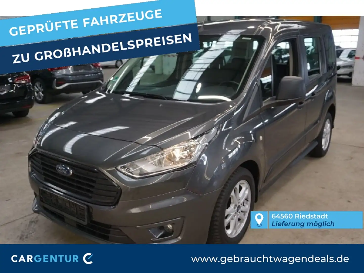 Ford Tourneo Connect 1.0 EcoBoost Trend AHK Lane Grijs - 1