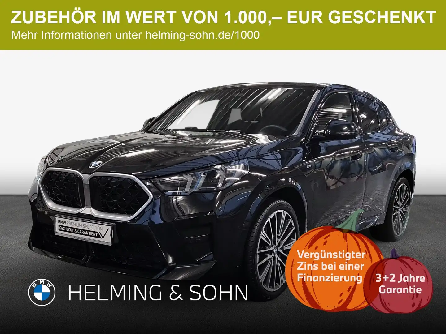 BMW X2 xDrive20d M-Sport LED HK HiFi DAB AHK Komfortzg. u Schwarz - 1