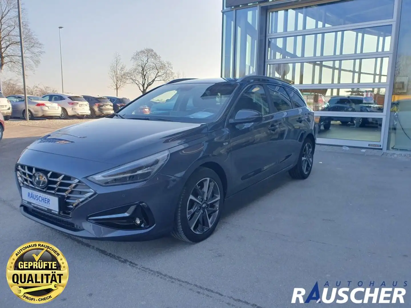Hyundai i30 Kombi 1.6 CRDI 48V-Hybrid DCT Prime Gris - 1