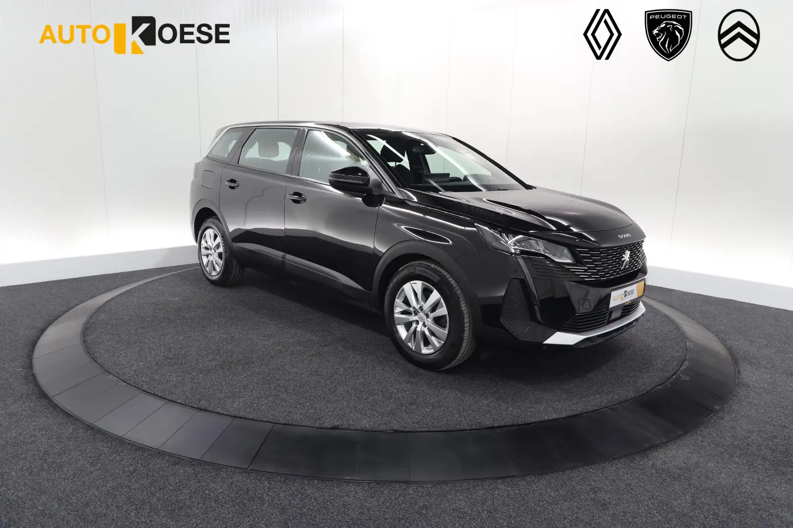 Peugeot 5008 PureTech 130 EAT8 Active Pack | 7 Zitplaatsen | Ca Zwart - 1