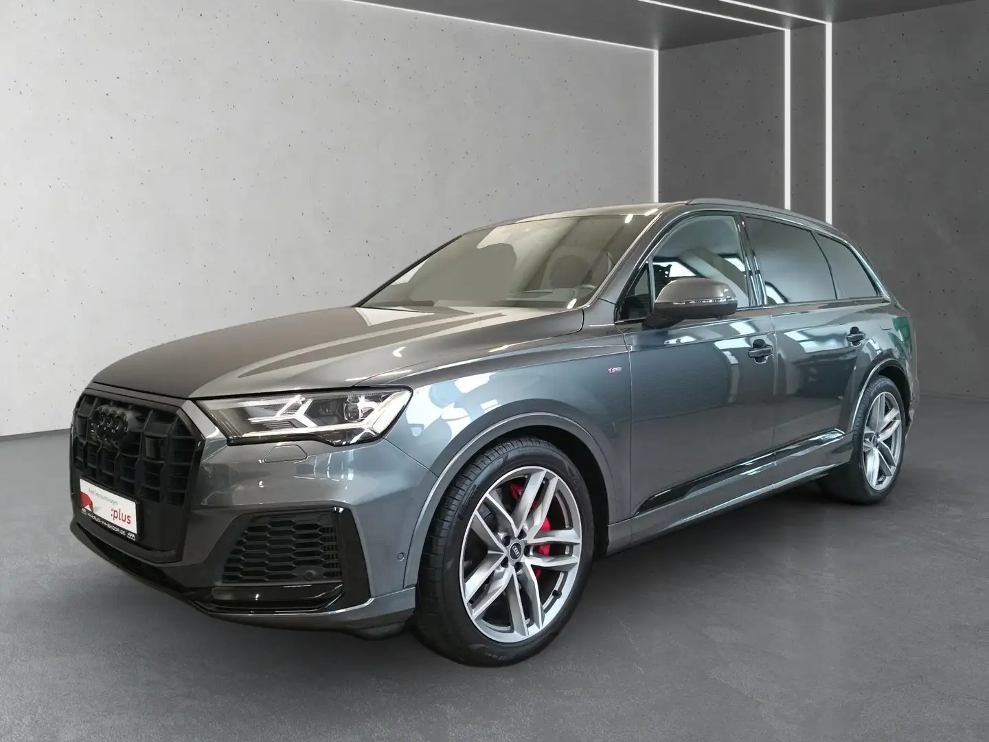 Audi Q7 55 TFSI e S-Line qu. tiptr. AHK*Luft*21 *B&O Gris - 2