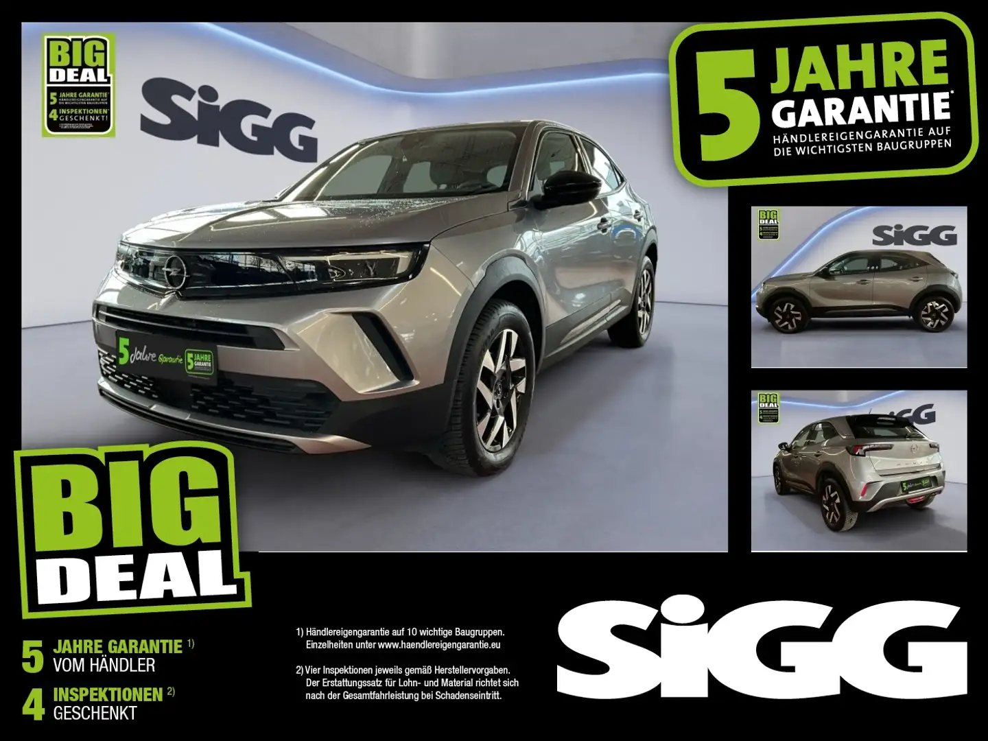 Opel Mokka 1.2 Turbo Elegance Kam* LED* Klima* Grau - 1