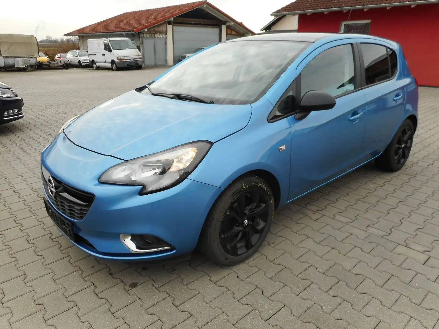 Opel Corsa E 1.4  Color Edition HU neu werkstattgepfl Blau - 1