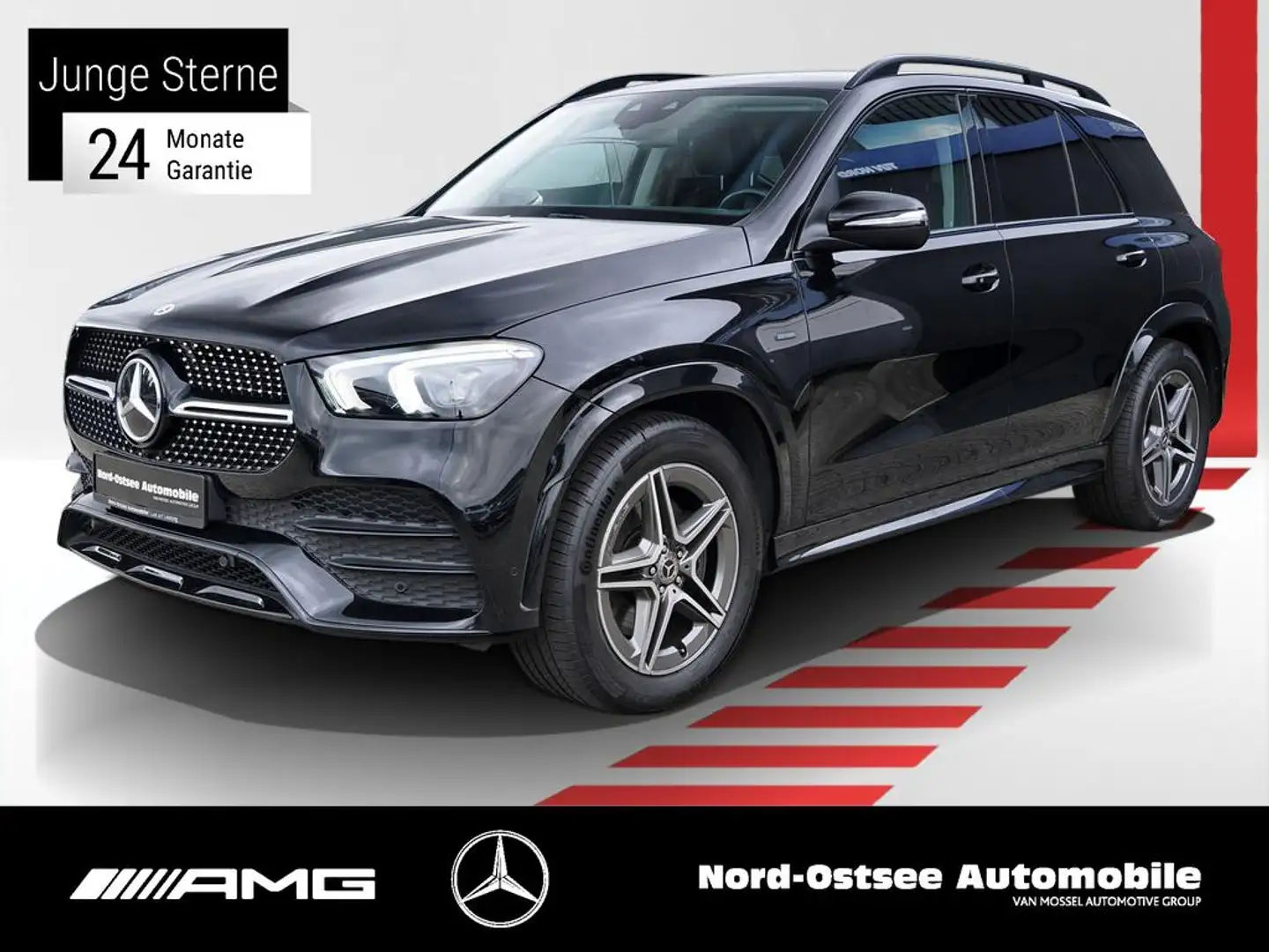 Mercedes-Benz GLE 350 de 4M AMG NIGHT MBUX KAMERA KLIMA Noir - 1