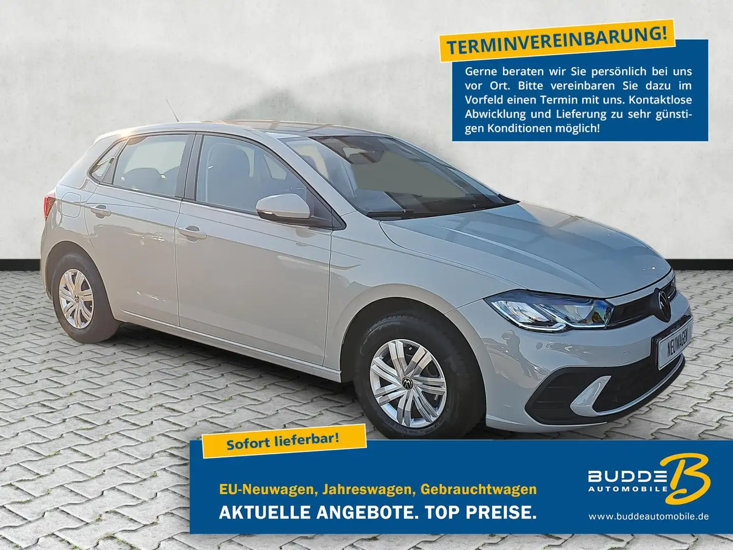 Volkswagen Polo 1.0 / CarPlay AndroidAuto / Begrenzer / PDC Grigio - 1