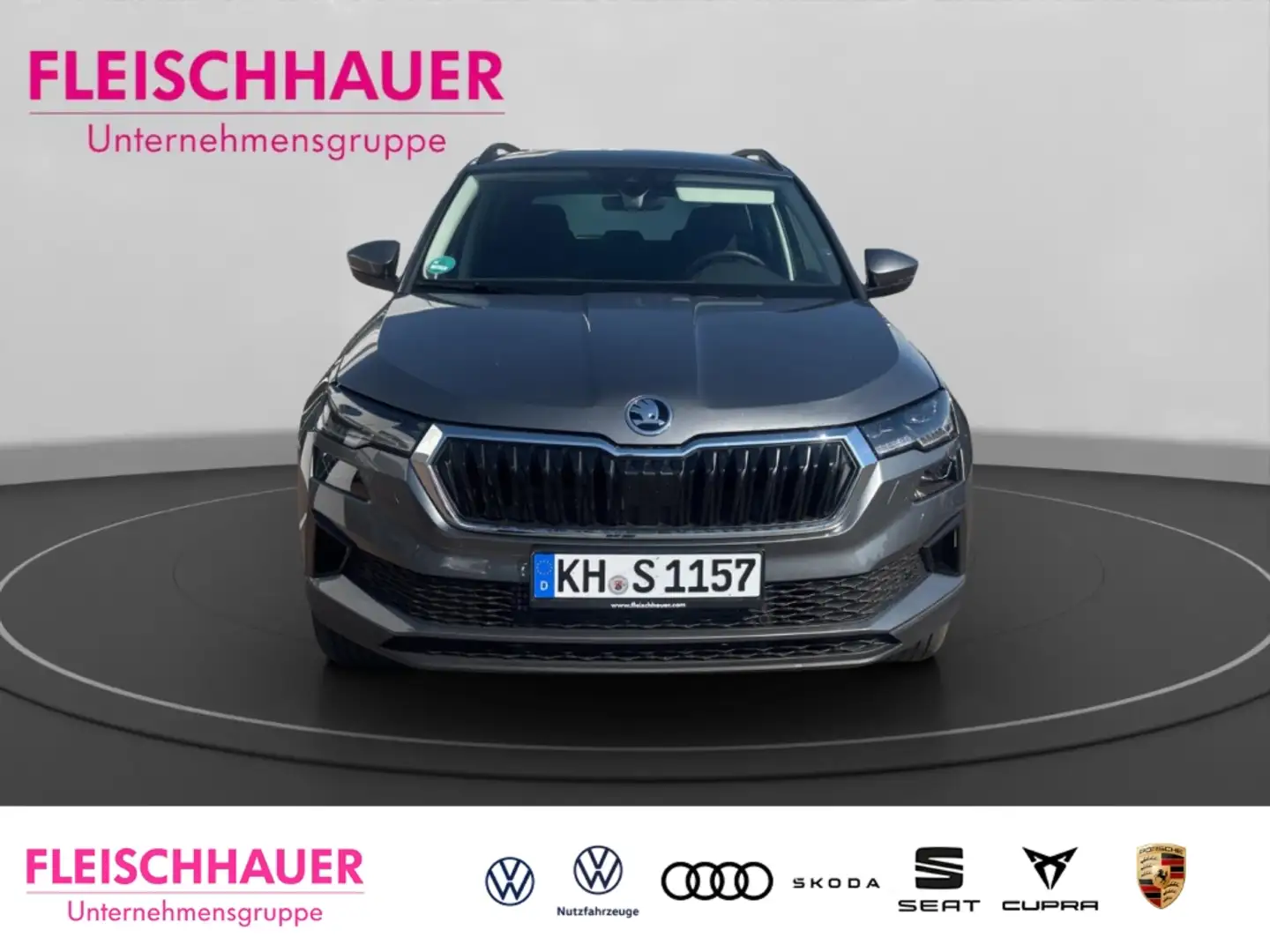 Skoda Karoq Selection 1.5 TSI ACT 150 kW DSG Fahrassistenz-Pak Grau - 2