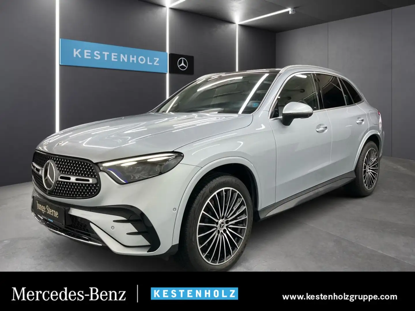 Mercedes-Benz GLC 300 de 4M AMG Burmester 3D Fahrass 360° Airmat Silber - 1