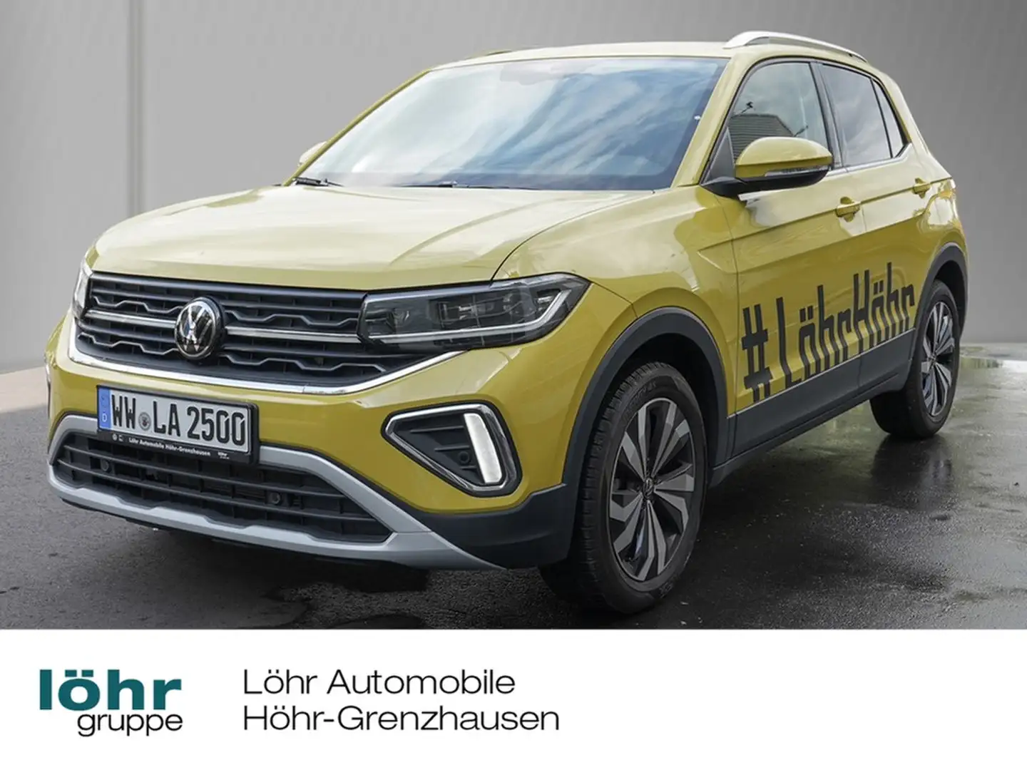 Volkswagen T-Cross Style 1.0 TSI DSG Yellow AHV RearView Jaune - 1