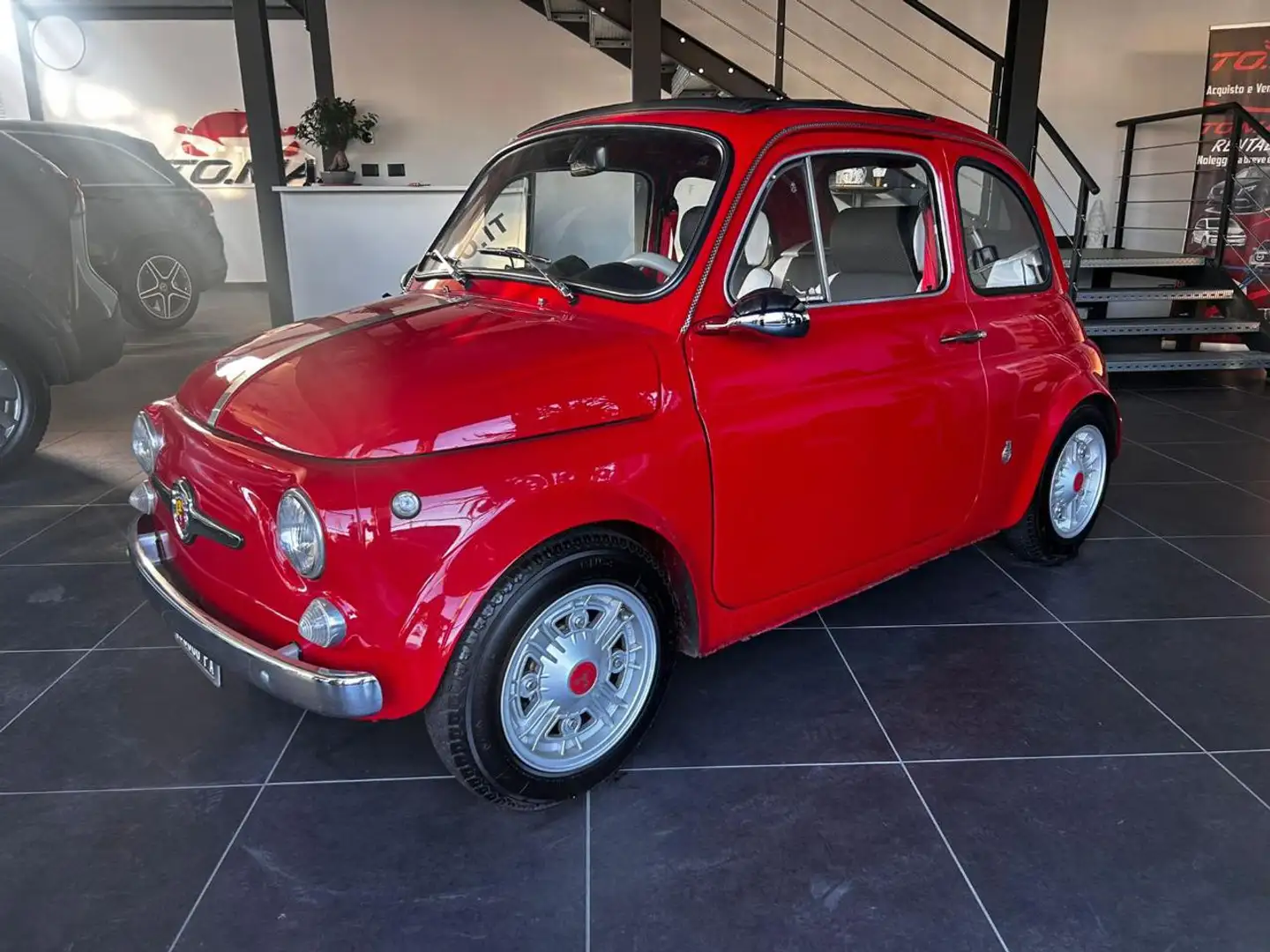 Fiat 500 Fallestimento ABARTH 5 MARCE Rosso - 1