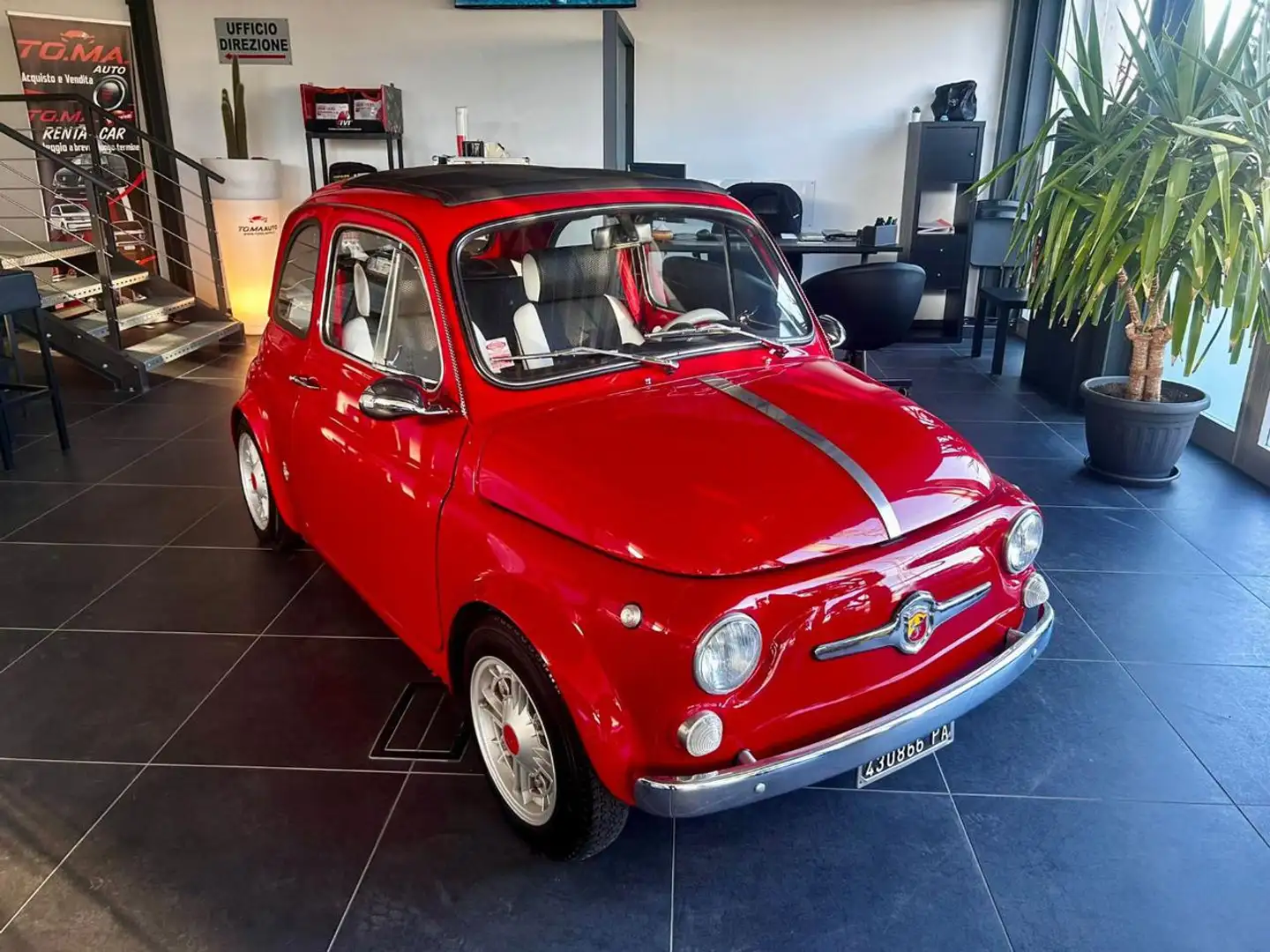 Fiat 500 Fallestimento ABARTH 5 MARCE Rosso - 2