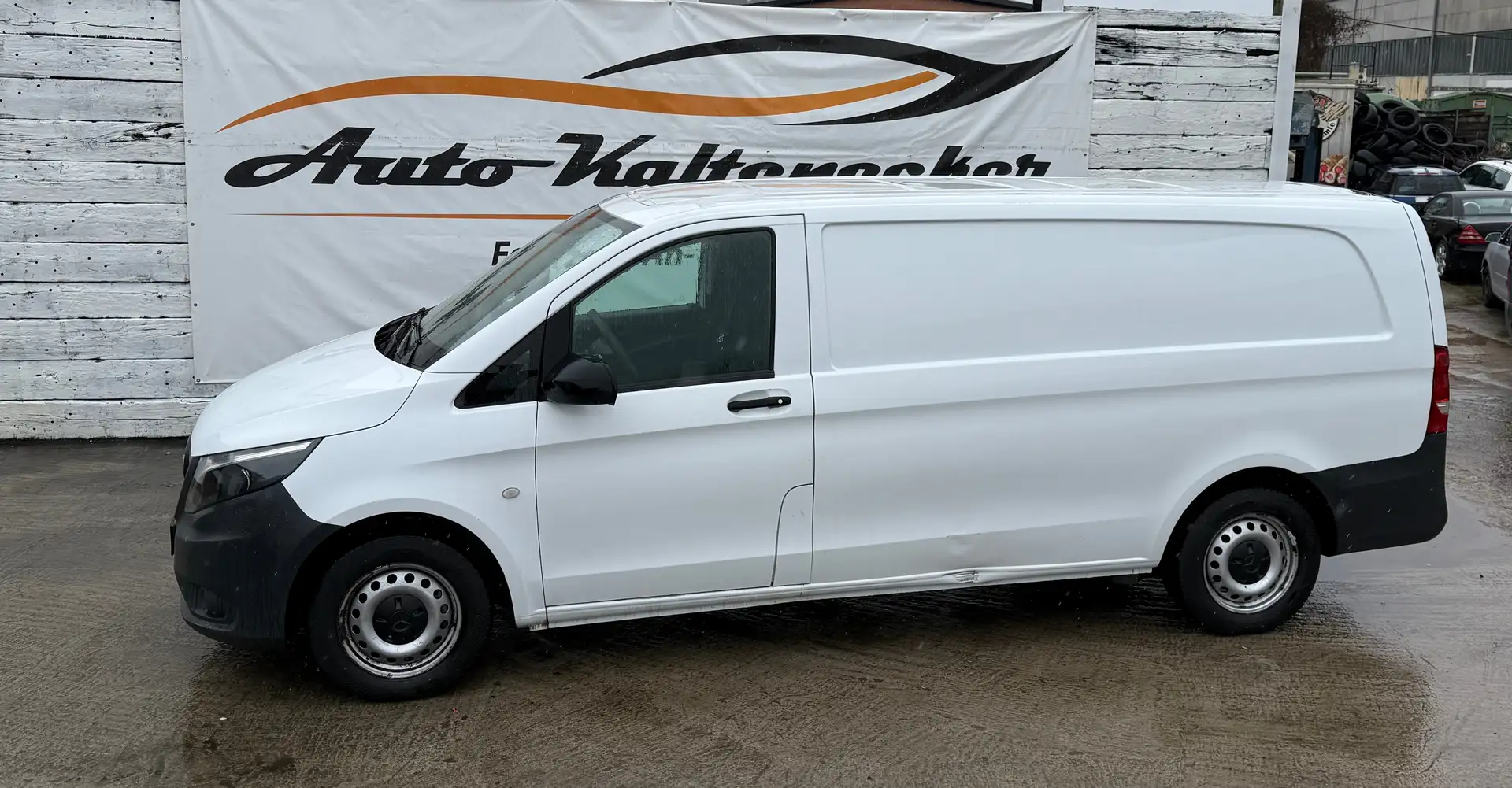 Mercedes-Benz Vito 116 CDI, BT RWD extralang*AHK*Klima*Regal Würth Weiß - 2