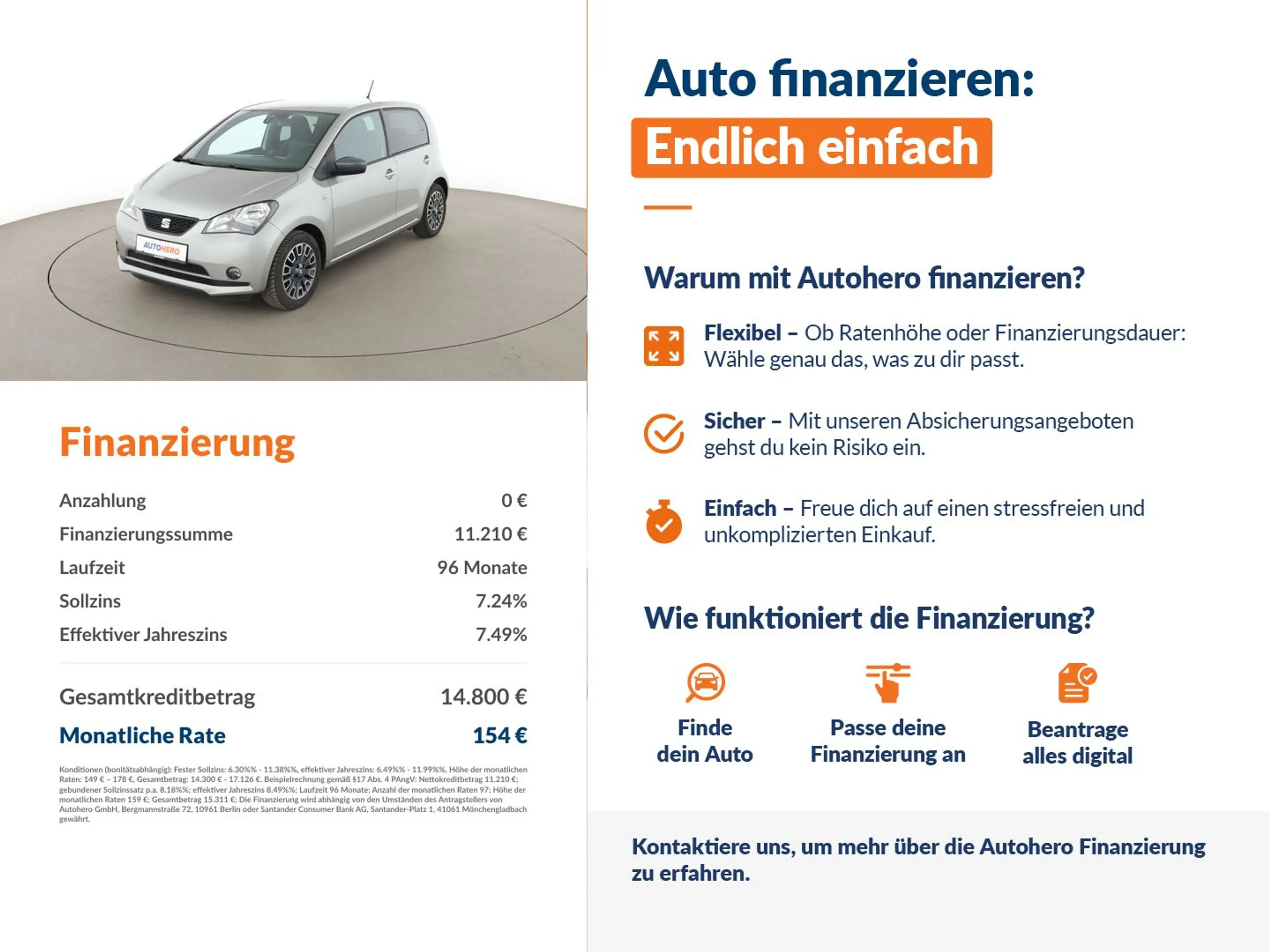 SEAT Mii 1.0 Chic Aut.*TEMPO*PDC*SHZ*ALU*KLIMA* — photo 2