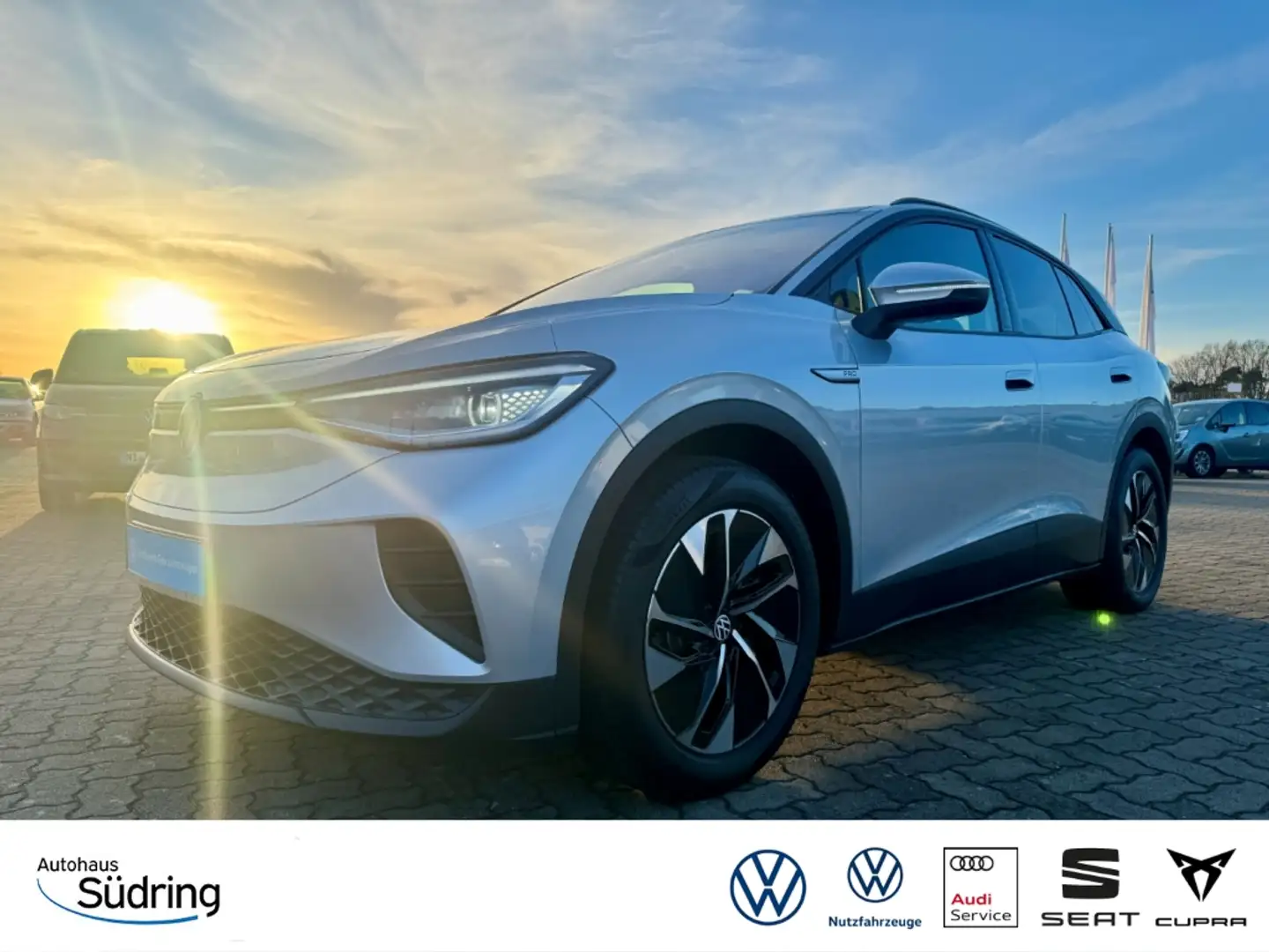 Volkswagen ID.4 Pro Performance 77kWh AHK Matrix HUD Silber - 1