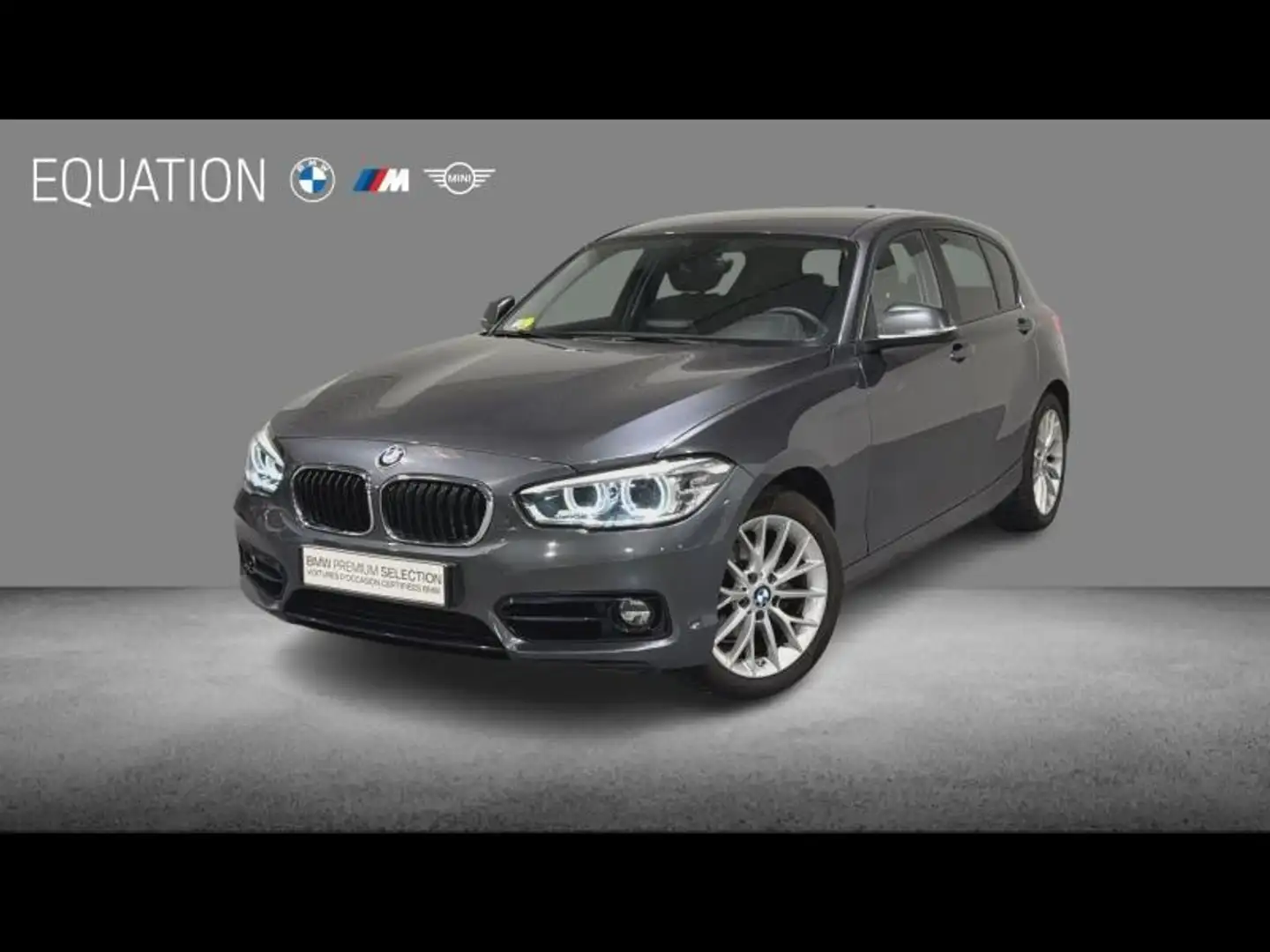 BMW 118 118dA 150ch Business Design 5p Gris - 1