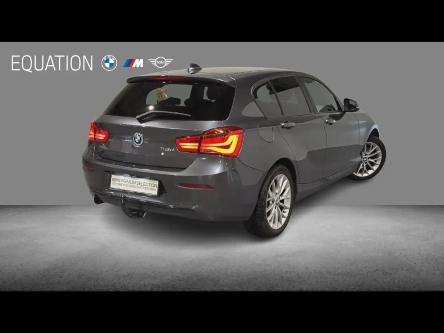 BMW 118 118dA 150ch Business Design 5p Gris - 2