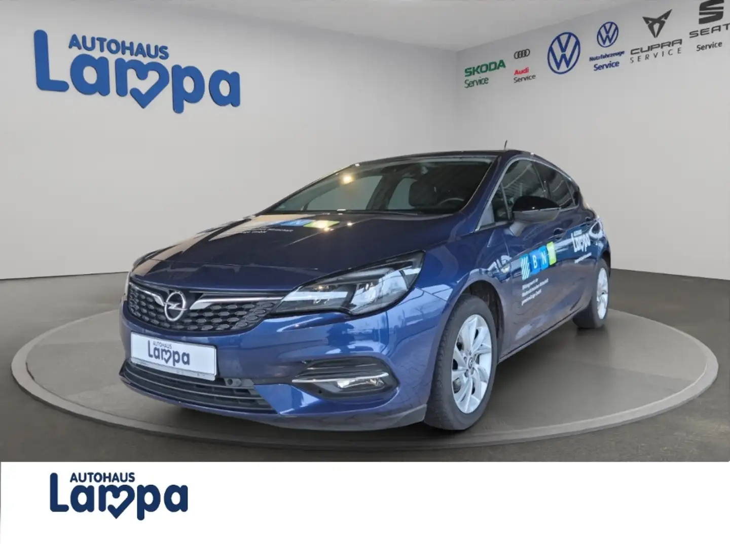 Opel Astra K 1.2 Turbo Elegance 6-Gang NAV,RFK,SHZ,LED Blau - 1