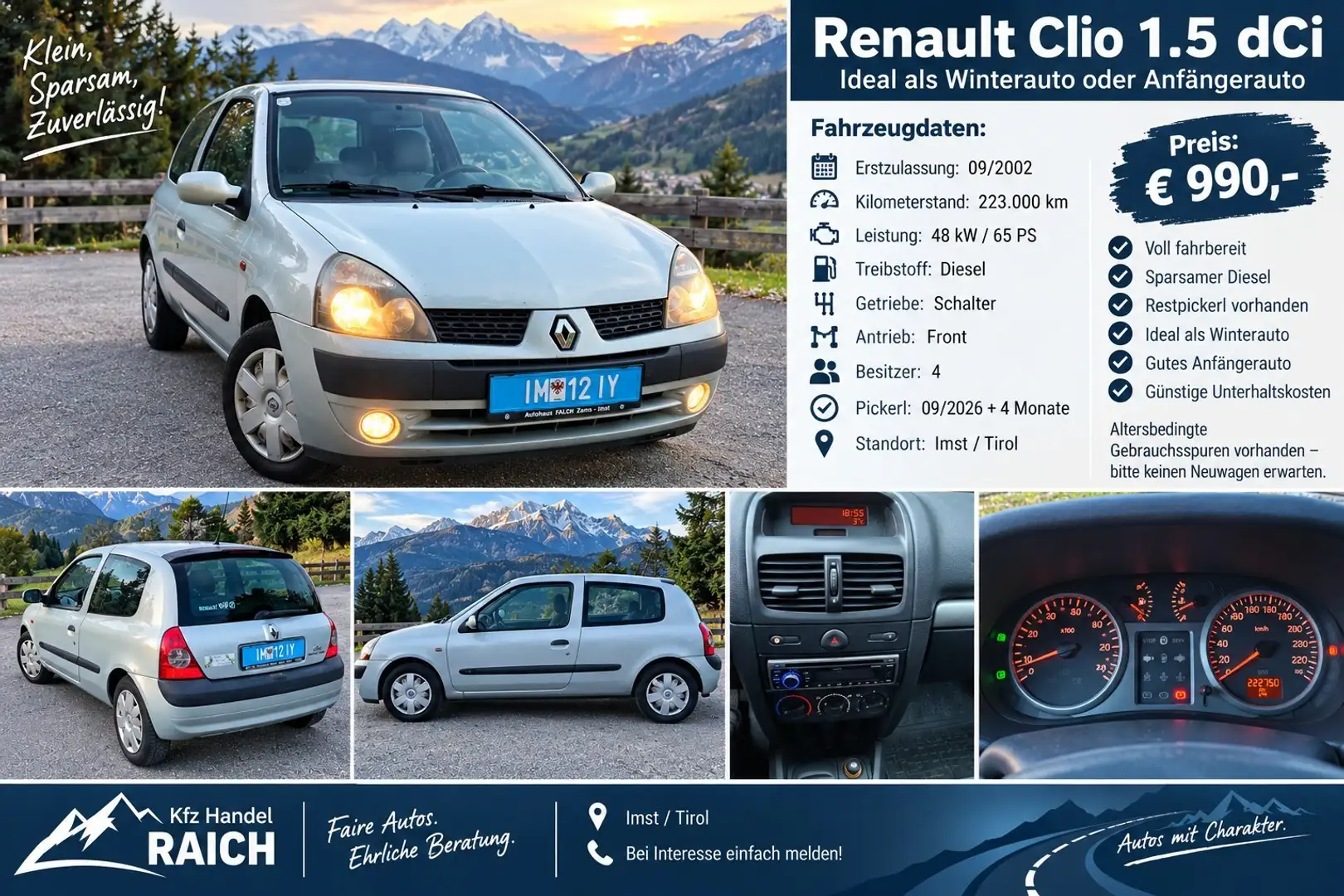 Renault Clio Sign 1,5 dCi - 1
