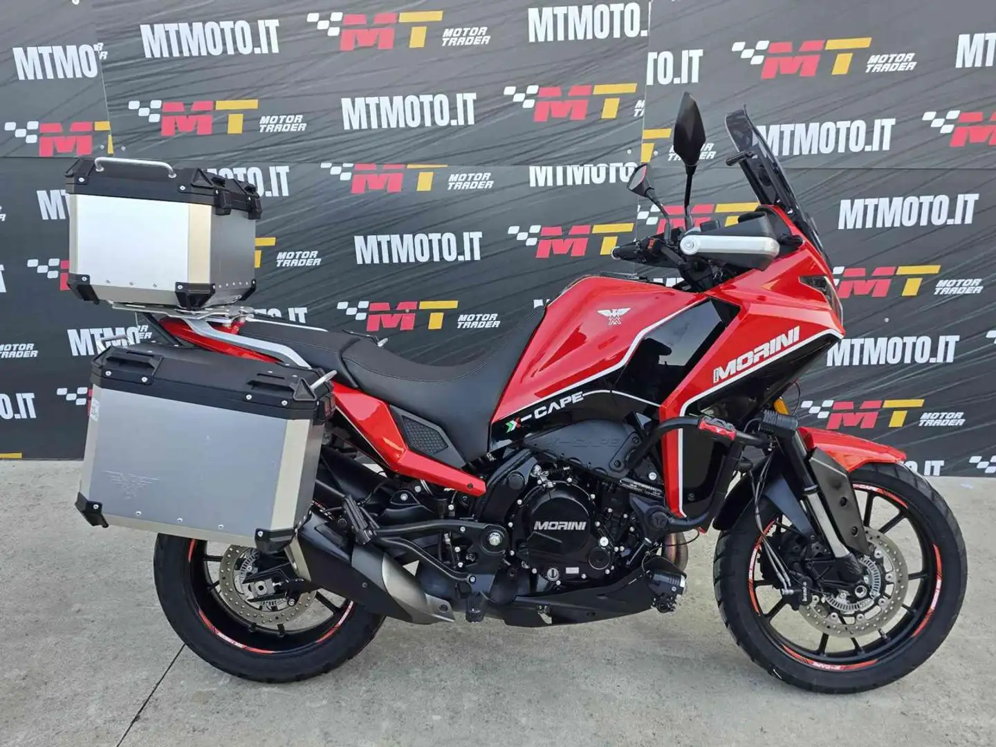 Moto Morini X-Cape Kit Tris Valigie Rosso - 2